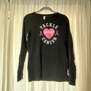 Size S Tackle Cancer Breast Cancer Long Sleeve Tee